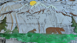 Bear Scene, Sow and cubs