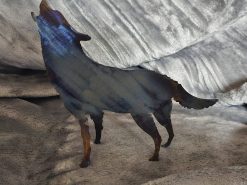 Desk Top Wolf or Bear Silhouette