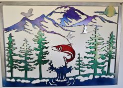 Address Bar, Salmon, Mountain Scene